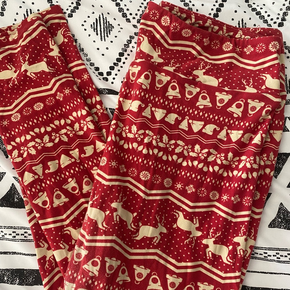 Lularoe TC Christmas leggings